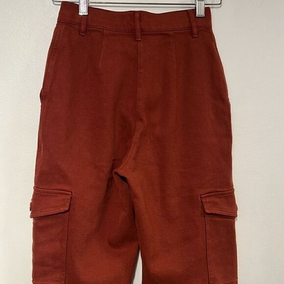 Wilfred Free Modern Cargo Pant in rust red - size 0 - Picture 14 of 15